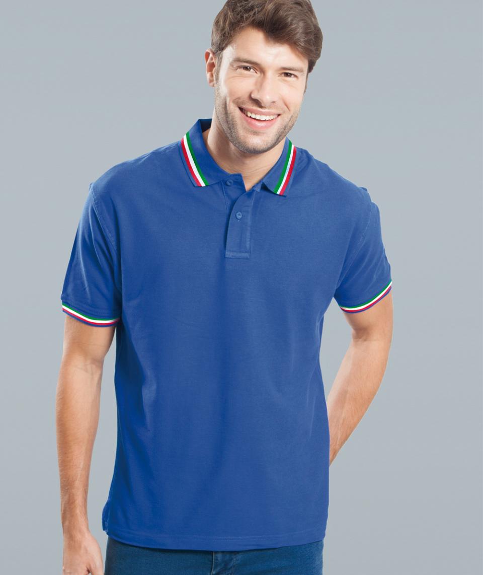 Polo tricolore