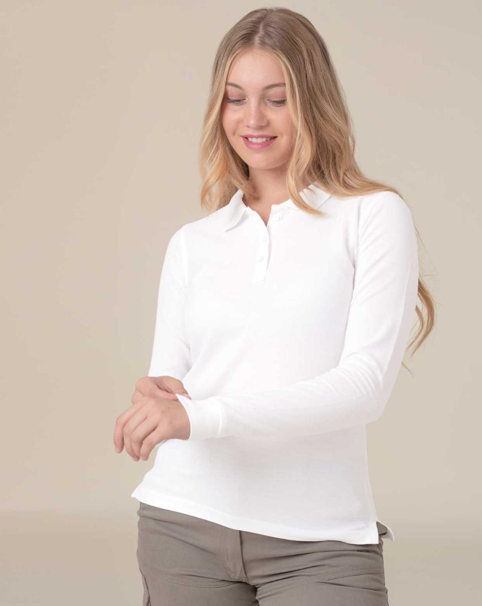 Polo donna manica lunga