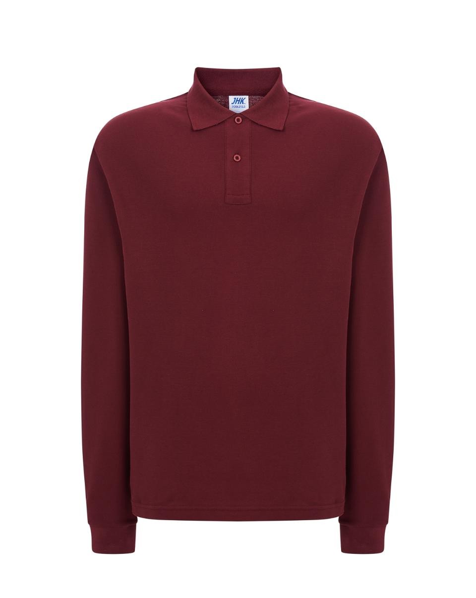 Polo manica lunga (2 bottoni)