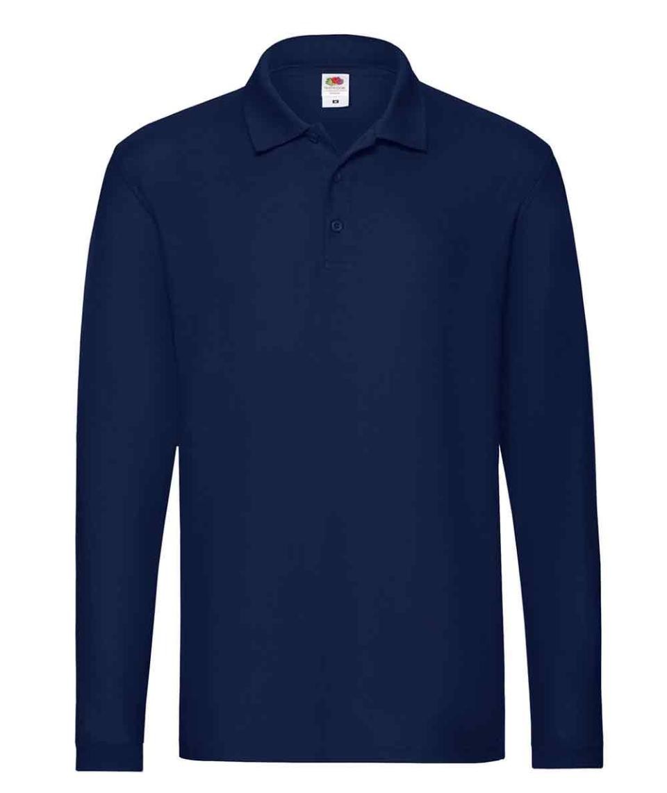 Polo manica lunga (3 bottoni)