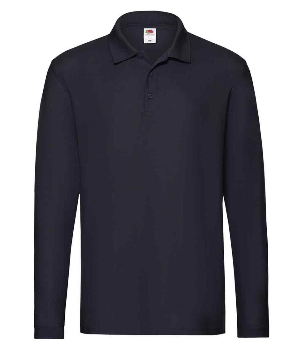 Polo manica lunga (3 bottoni)