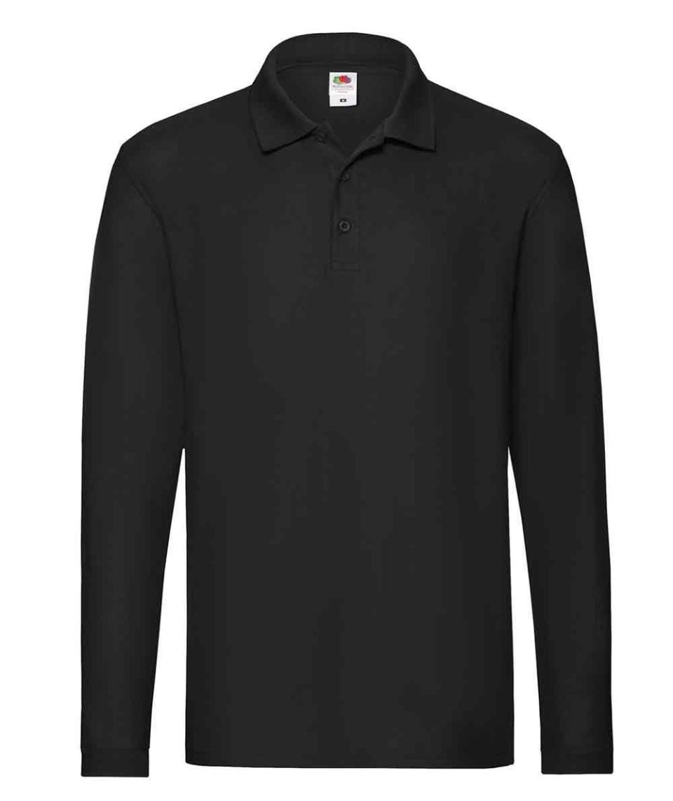 Polo manica lunga (3 bottoni)
