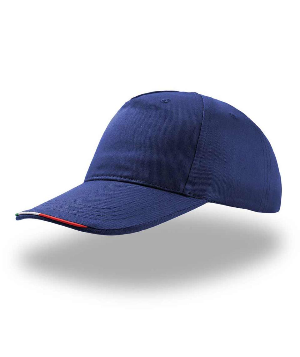 Berretto personalizzato con bordo tricolore