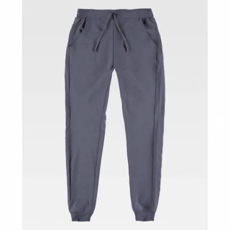 Pantalone donna con elastico su vita e caviglie