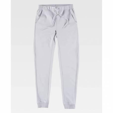 Pantalone donna con elastico su vita e caviglie