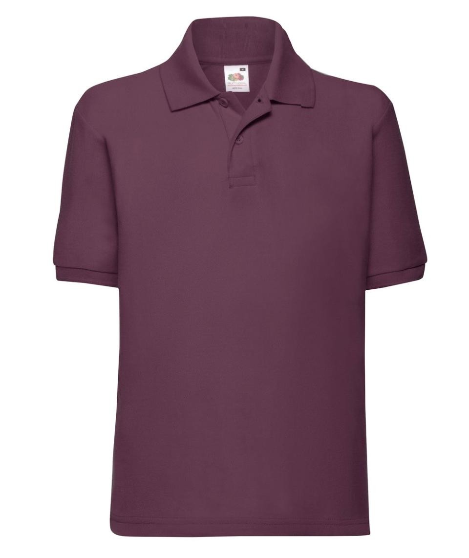 Polo bambino FRUIT OF THE LOOM manica corta