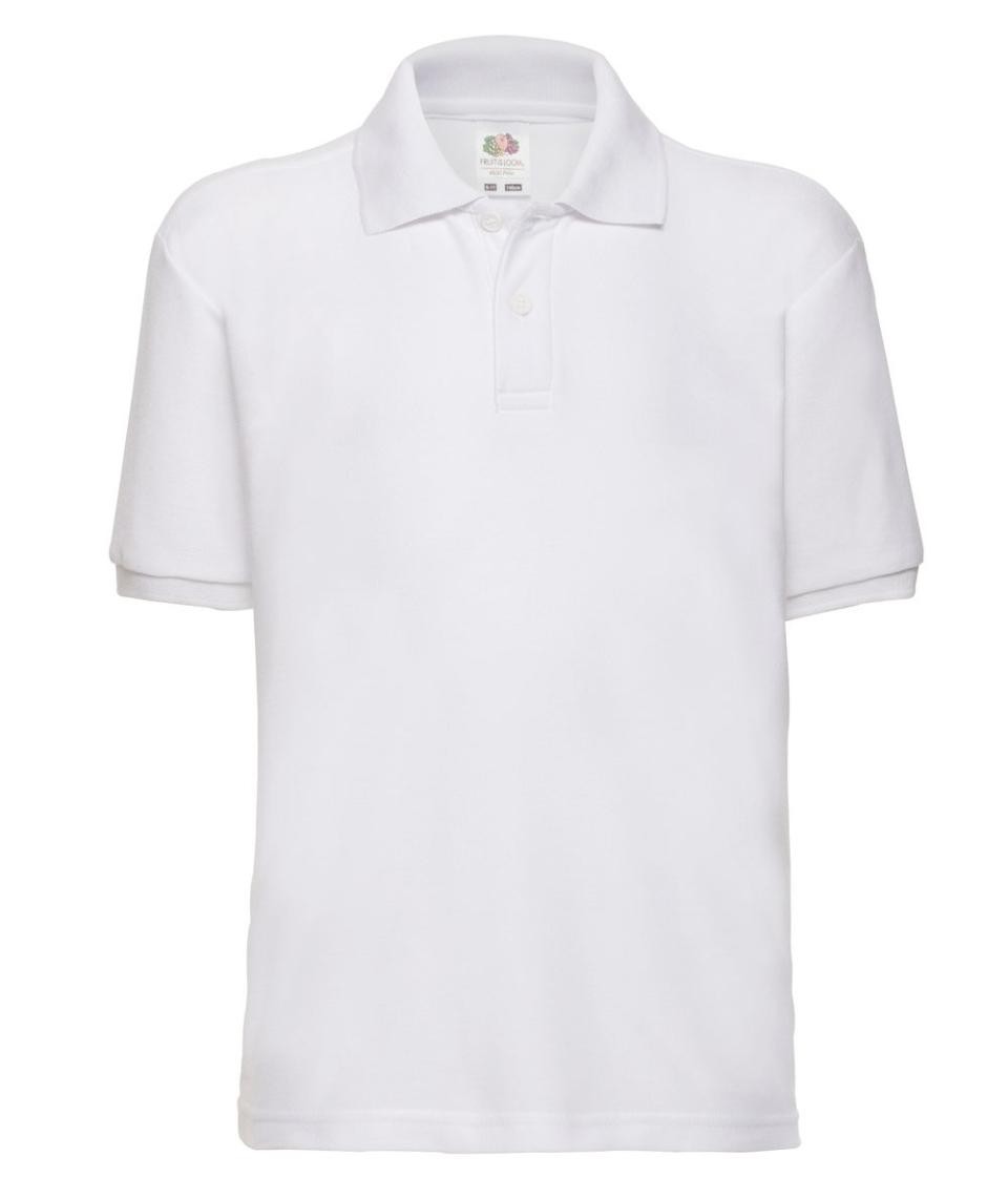 Polo bambino FRUIT OF THE LOOM manica corta