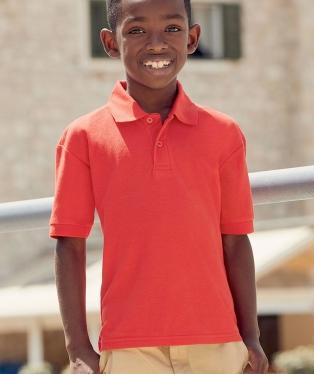 Polo bambino FRUIT OF THE LOOM manica corta