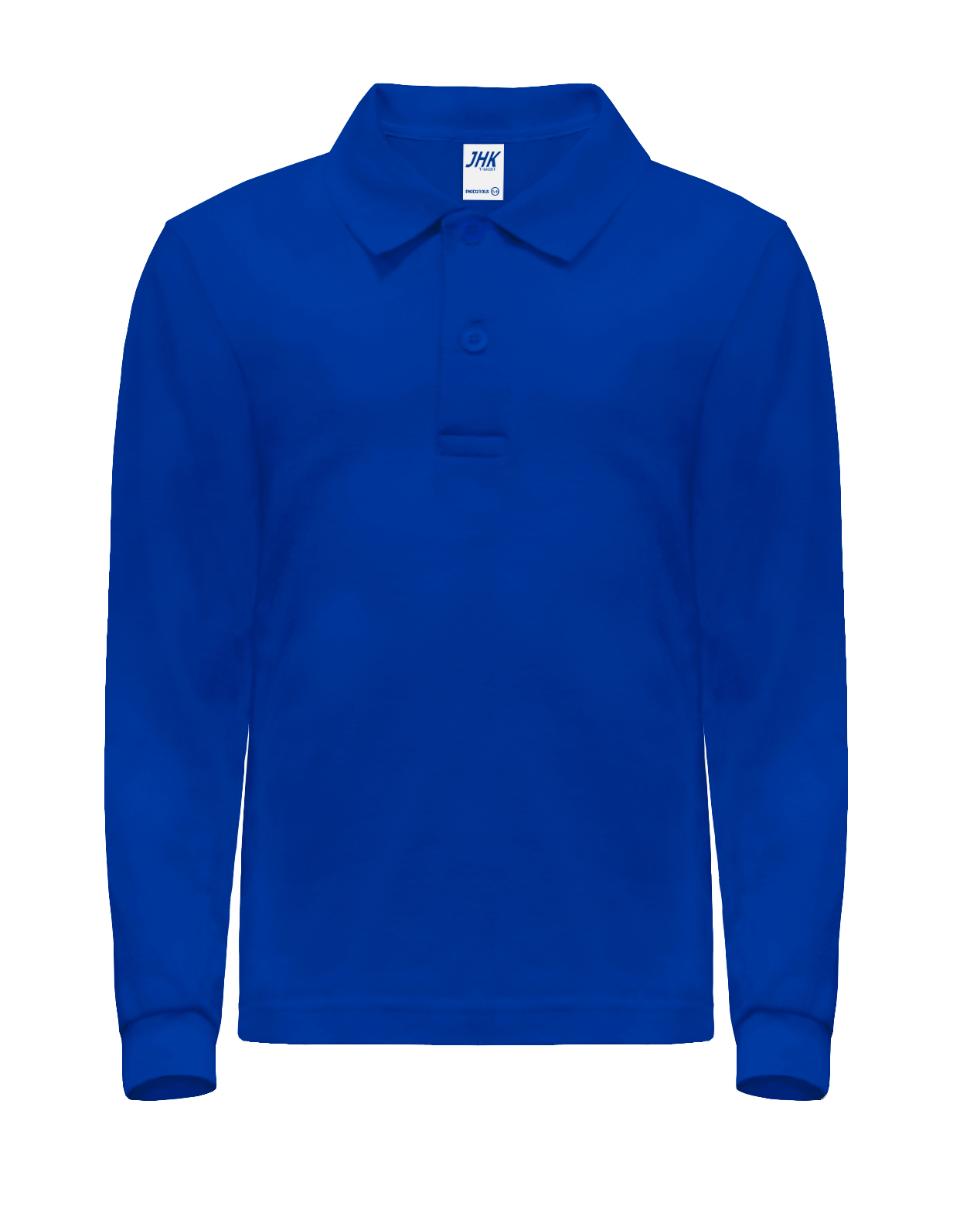Polo bambino maniche lunghe JHK 100% cotone (7 colori)
