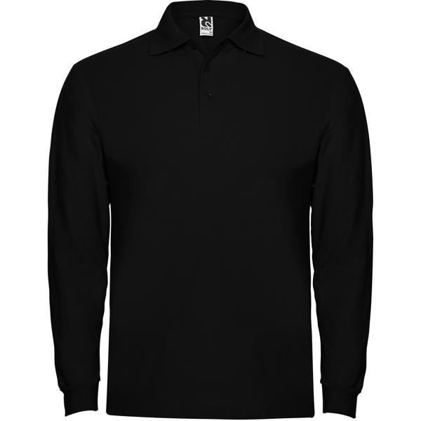 Polo bianca manica lunga bambino 100% cotone (3 bottoni) ROLY CASUAL