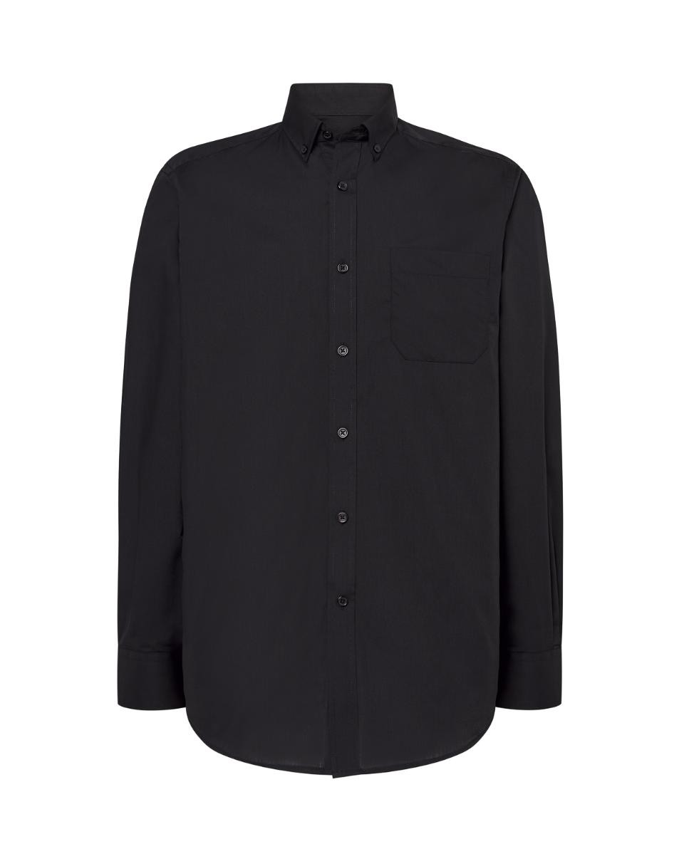Camicia popeline uomo maniche lunghe