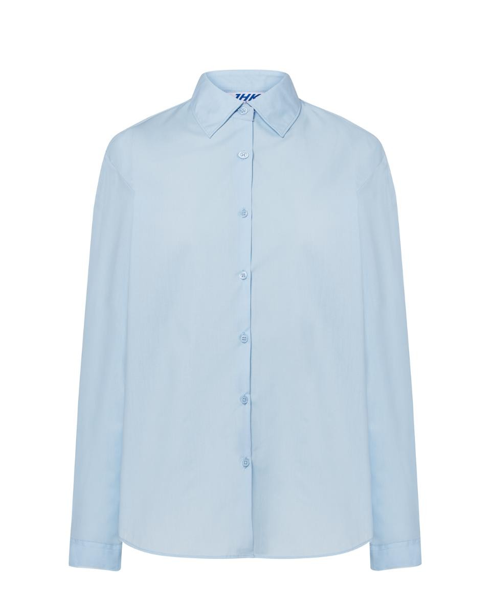 Camicia popeline donna maniche lunghe
