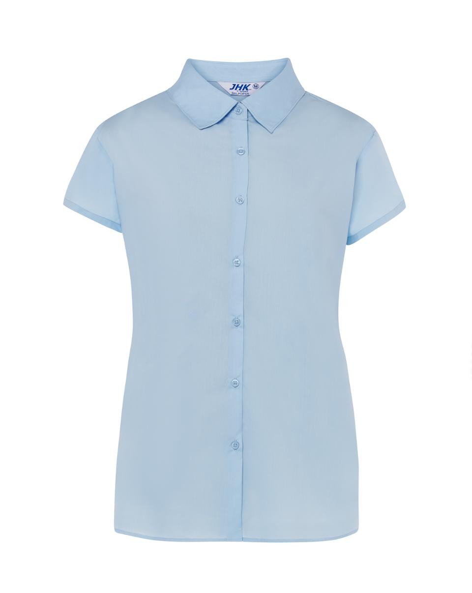 Camicia popeline donna maniche corte