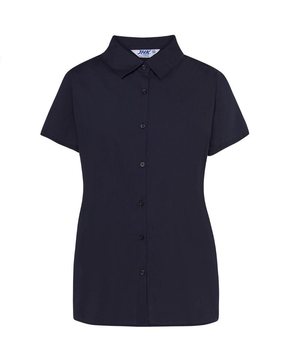 Camicia popeline donna maniche corte