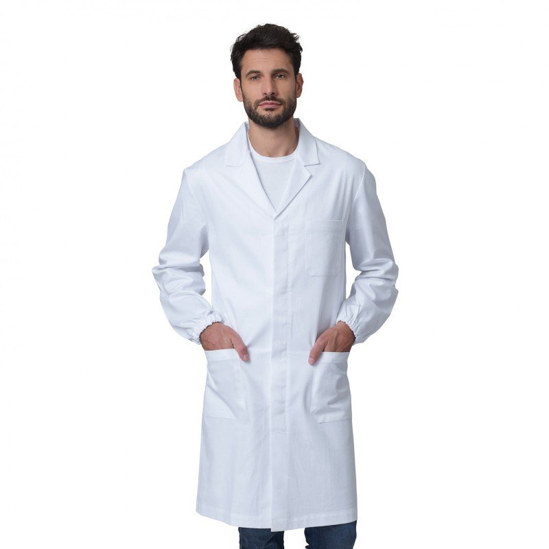 Camice da laboratorio uomo 100% cotone Siggi Labor