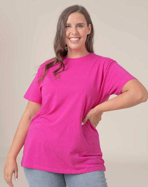 T shirt donna scollo tondo regular