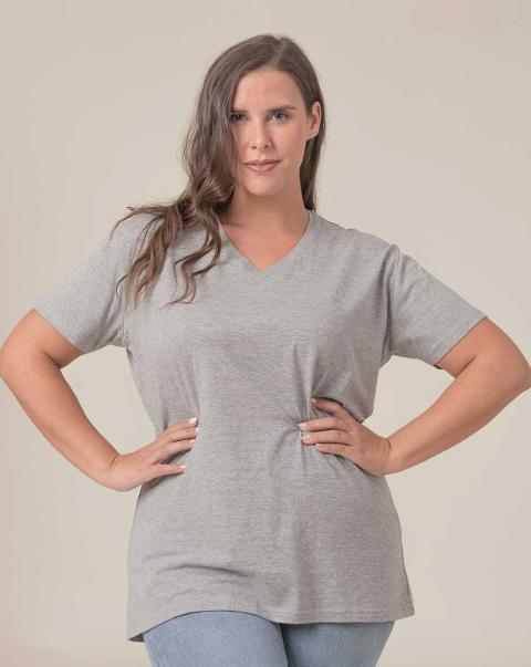 T shirt donna scollo V