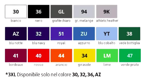 Polo uomo manica corta (3 bottoni, 100% cotone)