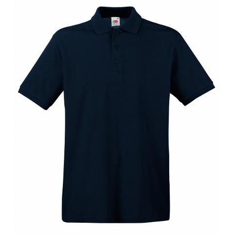 Polo uomo manica corta (3 bottoni, 100% cotone)