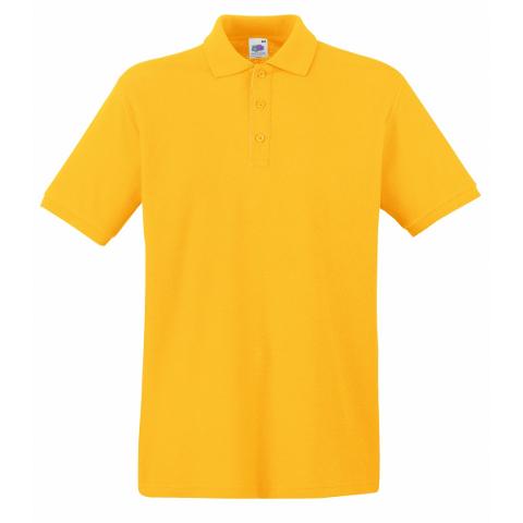Polo uomo manica corta (3 bottoni, 100% cotone)
