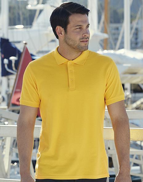 Polo uomo manica corta (3 bottoni, 100% cotone)