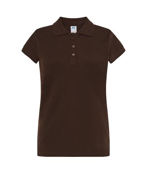 Polo manica corta donna slim (3 bottoni)