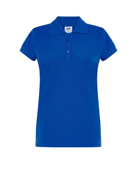 Polo manica corta donna slim (3 bottoni)