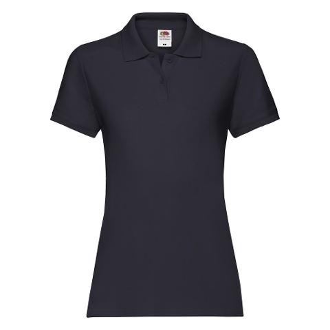 Polo manica corta donna slim (2 bottoni)
