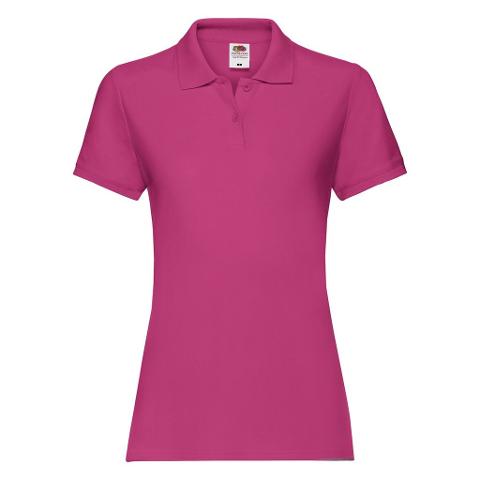 Polo manica corta donna slim (2 bottoni)