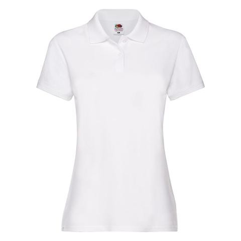 Polo manica corta donna slim (2 bottoni)