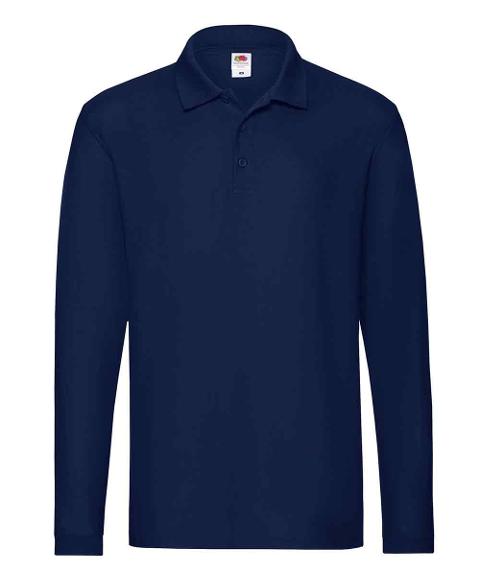 Polo manica lunga (3 bottoni)
