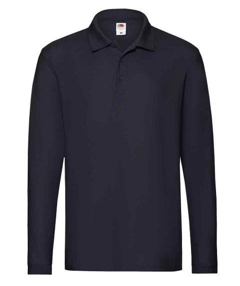 Polo manica lunga (3 bottoni)