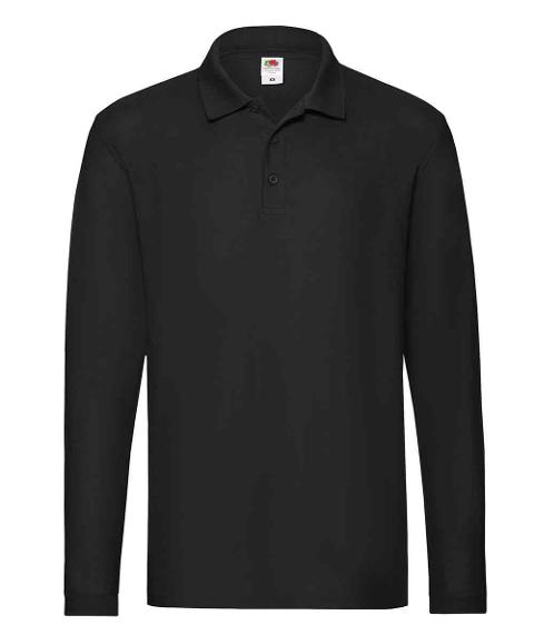 Polo manica lunga (3 bottoni)