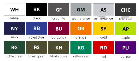Felpa girocollo unisex (18 colori)