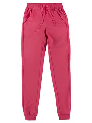 Pantalone donna con elastico su vita e caviglie