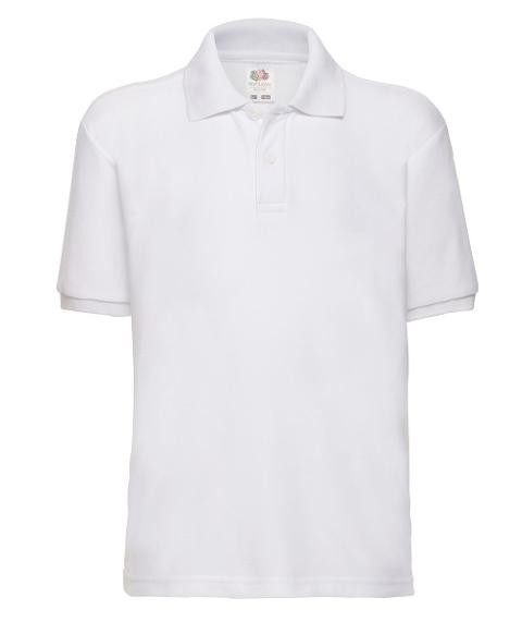 Polo bambino FRUIT OF THE LOOM manica corta
