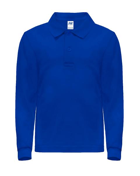Polo bambino maniche lunghe JHK 100% cotone (7 colori)