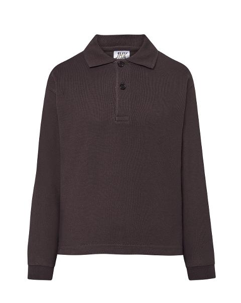 Polo bambino maniche lunghe JHK 100% cotone (7 colori)