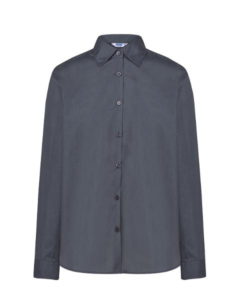Camicia popeline donna maniche lunghe
