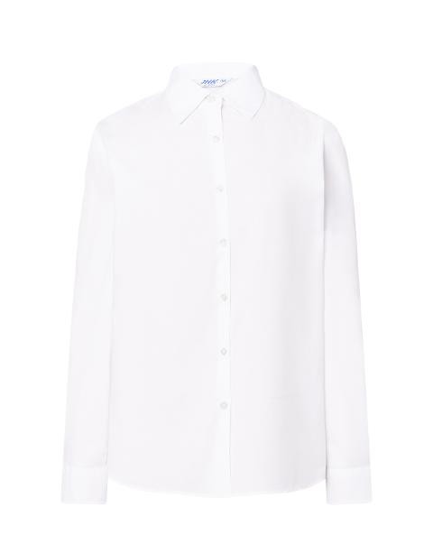 Camicia popeline donna maniche lunghe