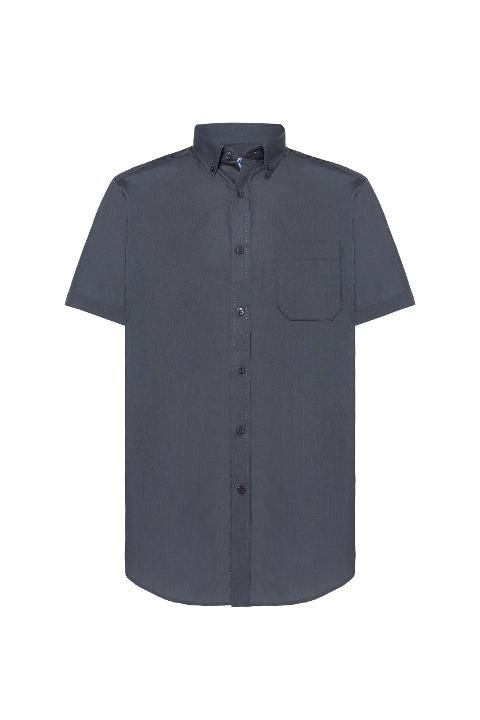 Camicia popeline uomo maniche corte