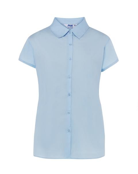 Camicia popeline donna maniche corte