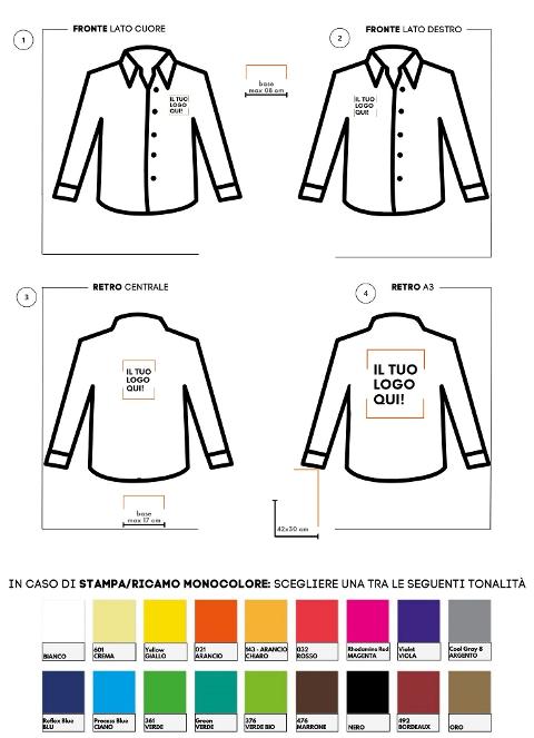 Camicia cotone donna maniche corte