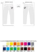 Pantaloni sanitari 100% cotone (bianchi)