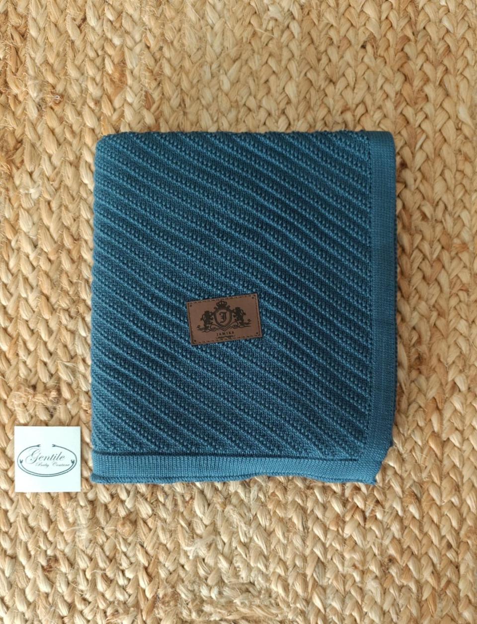 Copertina per carrozzina in viscosa disegno rombo Jamiks JWG193