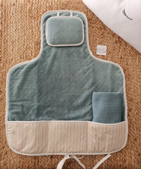 Fasciatoio in spugna cinigliata e cotone Gentile Baby Couture