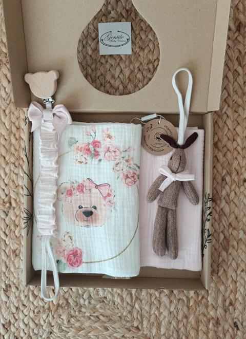 Box regalo Mussole ,Porta ciucco e Coniglietto Jamiks JLG200