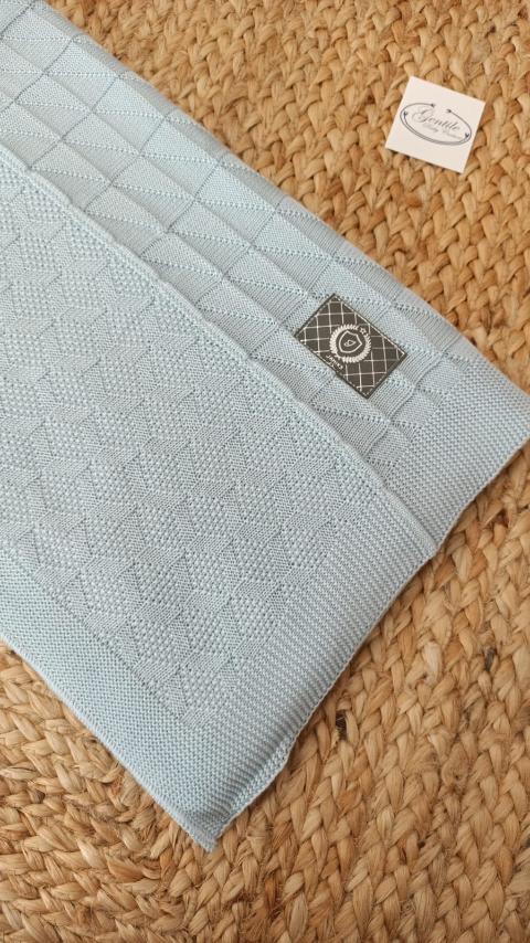 Copertina per carrozzina in viscosa con motivi geometrici Jamiks JWG036