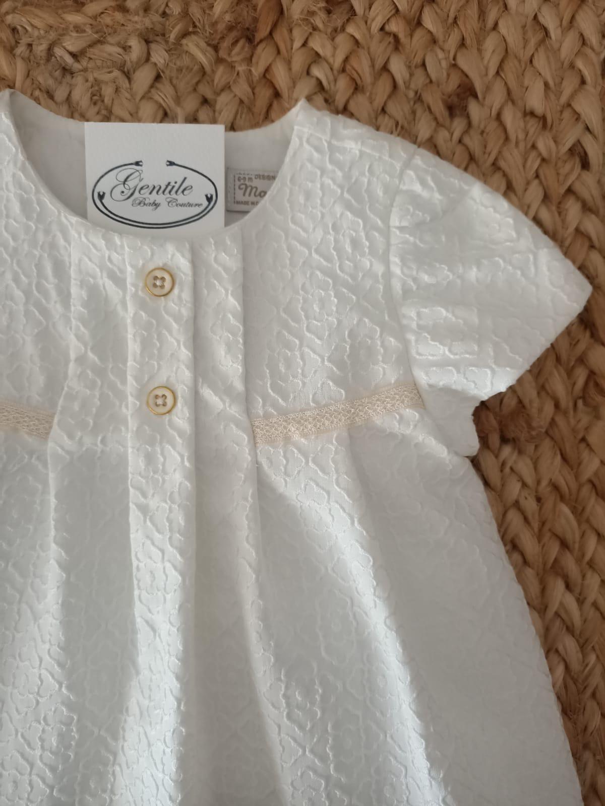 Abito elegante con culotte Panna Mayoral 1823