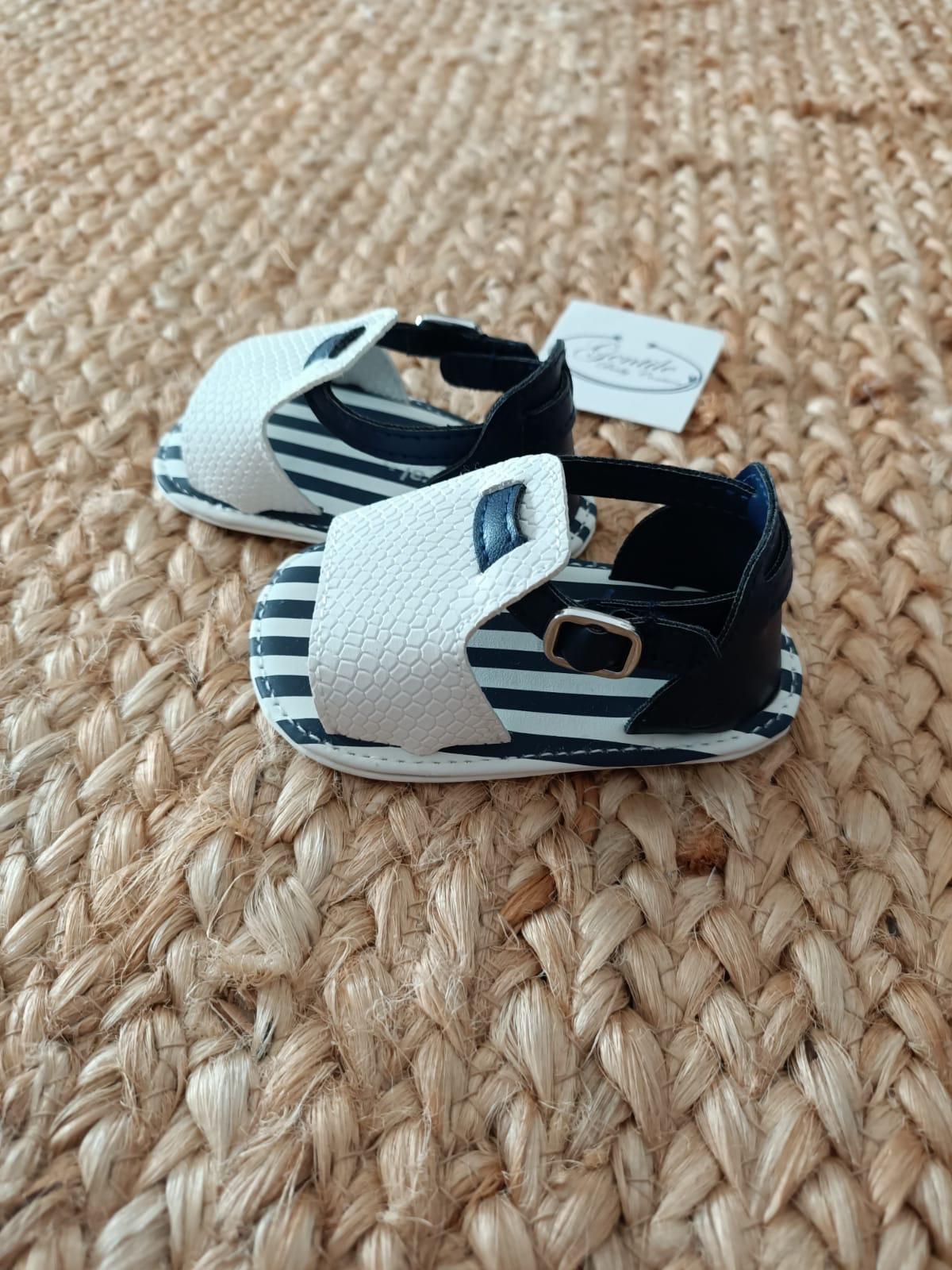 Sandali neonato Bianco e Blu Mayoral 9278